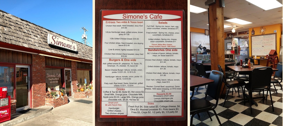 Simone's Cafe Guthrie